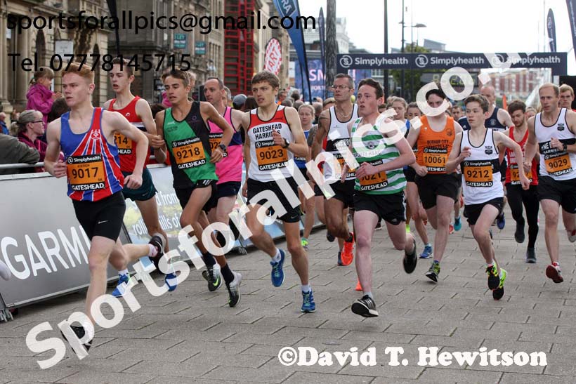 Simplyhealth Great North Run 5k. Photo: David T. Hewitson/Sports for All Pics